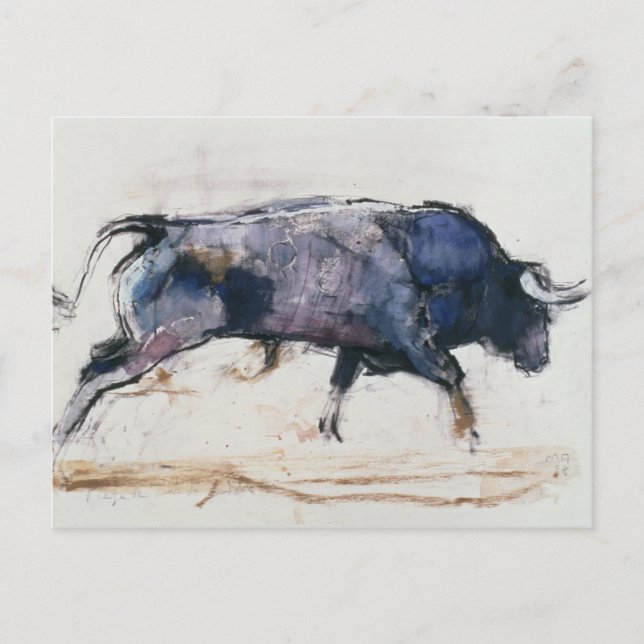 Charging Bull 1998 Postcard (Front)