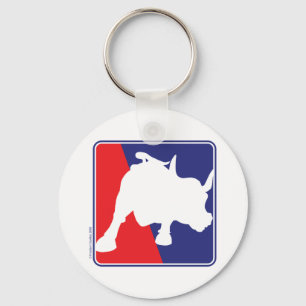 charging-bull keychain