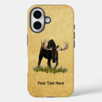 Charging Bull Moose