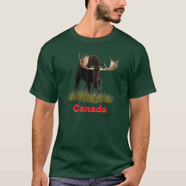 Charging Bull Moose T-Shirt (Front)
