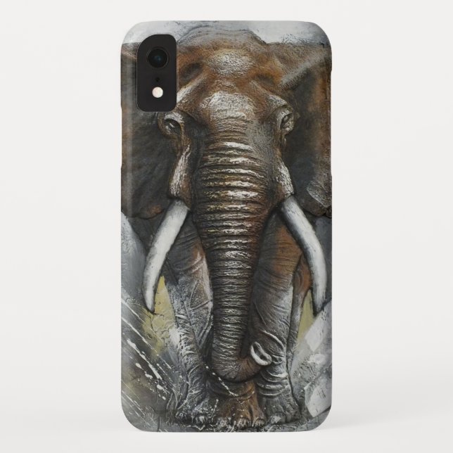 Charging Elephant Case-Mate iPhone Case (Back)