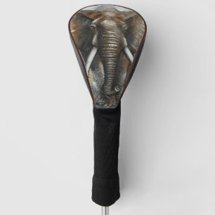 Charging Elephant   Golf Head Cover