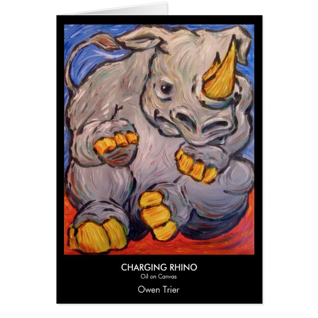 Charging Rhino (Front)