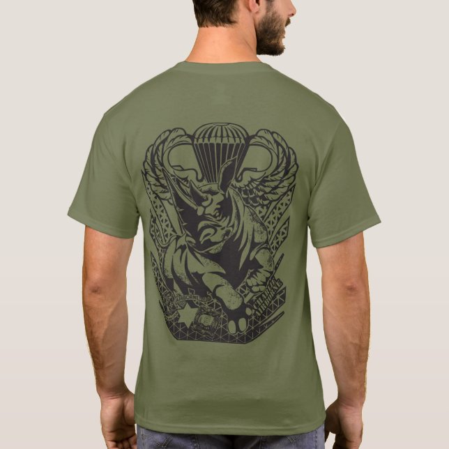 Charging Rhino T-Shirt (Back)