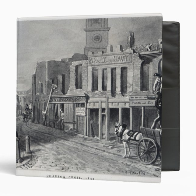 Charing Cross, 1830 Binder (Front/Inside)