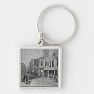 Charing Cross, 1830 Keychain