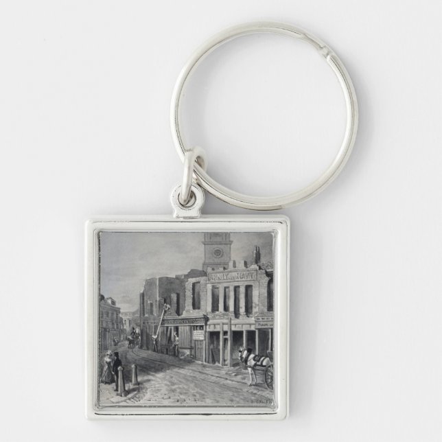Charing Cross, 1830 Keychain (Front)