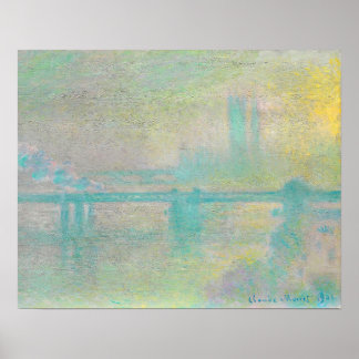 Charing Cross Bridge, London (1901) Poster