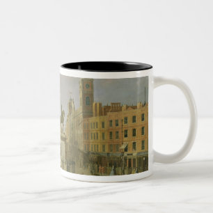 Charing Cross, with the Statue of King Charles I a Two-Tone Coffee Mug