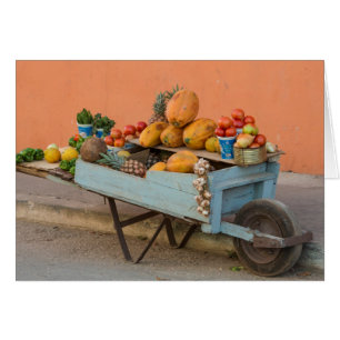 Chariot de fruits et légumes, Cuba