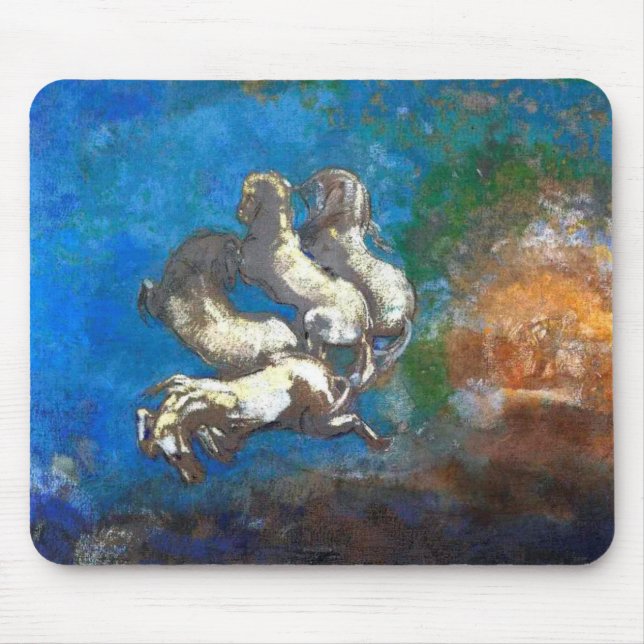 Chariot of Apollo, Redon Mouse Pad (Front)