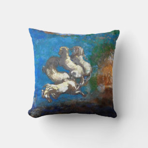 Chariot of Apollo, Redon Throw Pillow