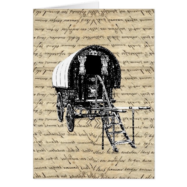 Chariot roumain vintage (Devant)