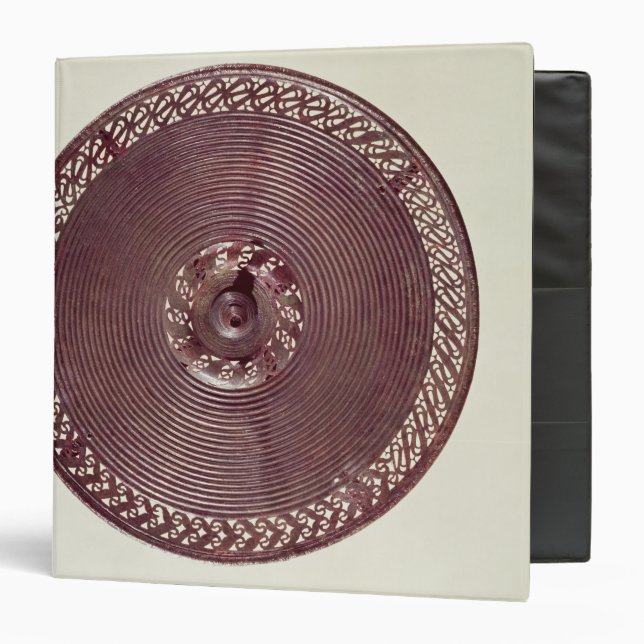 Chariot wheel decoration with openwork border binder (Front/Inside)