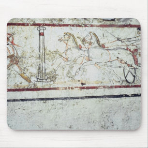 Charioteer and Gladiator, from the Tomb of Mouse Pad