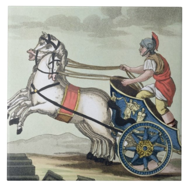 Charioteer, from 'L'Antica Roma', 1825 (colour lit Tile (Front)