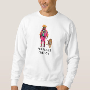 Charisma Tiger T-Shirt – Bold Dopamine Aesthetic Sweatshirt