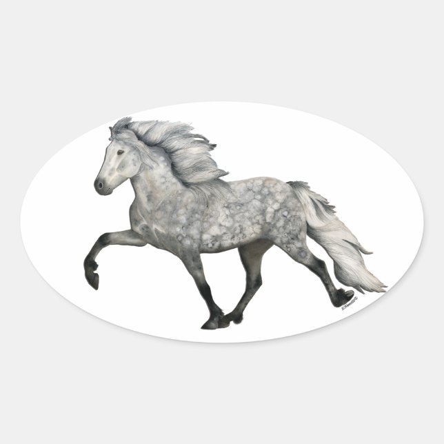 Charismatic Oval Sticker (Front)