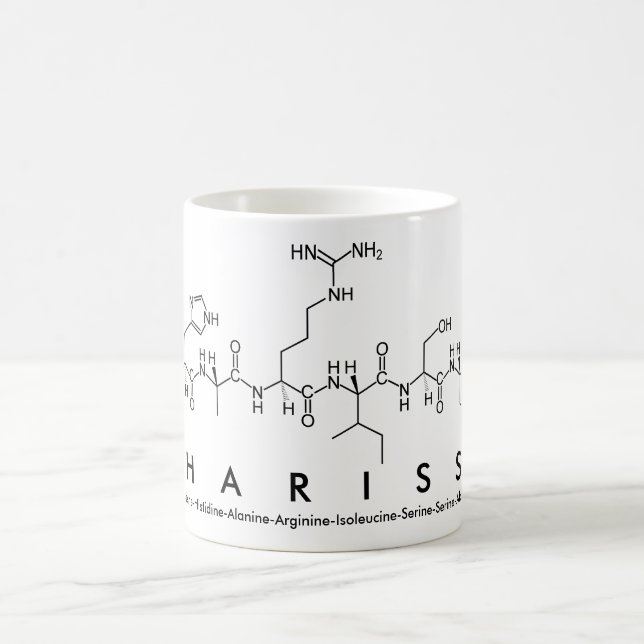 Charissa peptide name mug (Center)