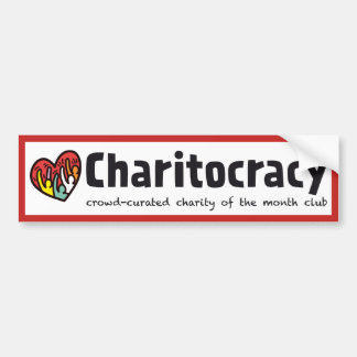 Charitocracy Bumper Sticker