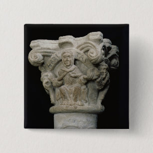 Charity 2 Inch Square Button