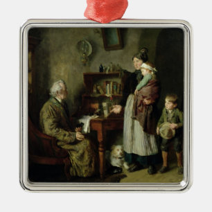 Charity 2 metal ornament