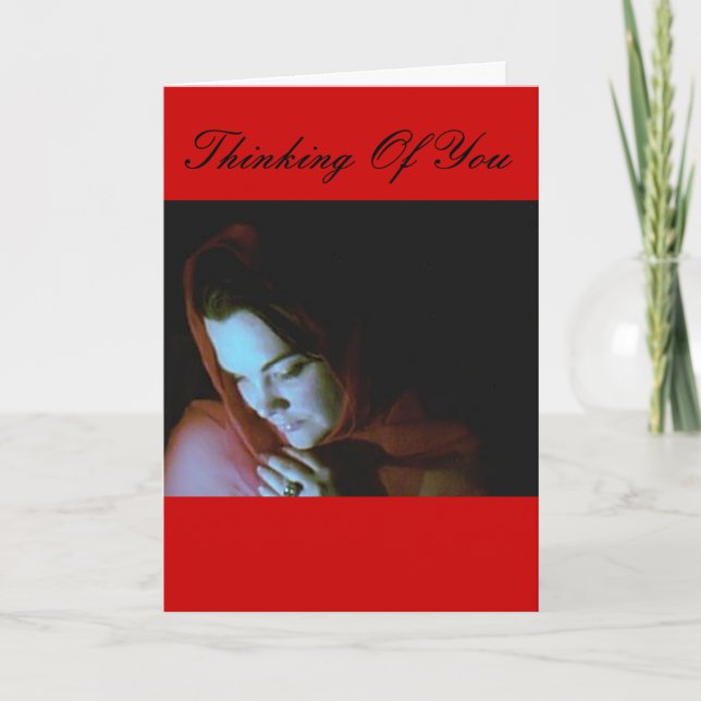 Charity Angel, Thinking of you Card (Front)