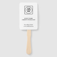 Charity Auction Paddle | Custom Logo Event Design