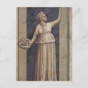 Charity by Giotto Postcard