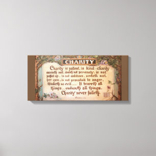 Charity by Sister Maurice Schnell Canvas Print