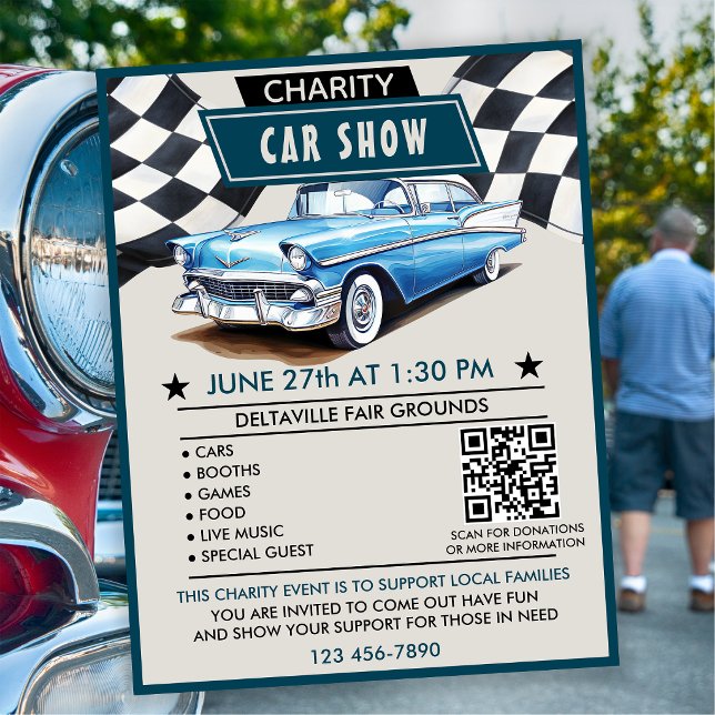 Charity Car Show Flyer (Creator Uploaded)