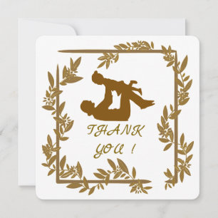 Charity & Donation Flat Thank You Card ...