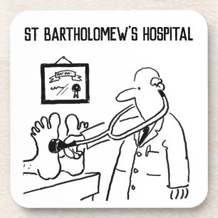 Charity Fund Raiser Medical Cartoon on a Coaster