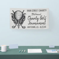 Charity Golf Tournament Ball Tee Clubs Course