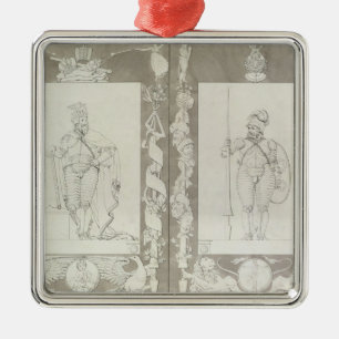 Charlemagne and Heymon, 1804-5 Metal Ornament