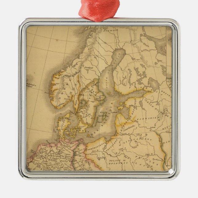 Charlemagne Empire Metal Ornament (Front)