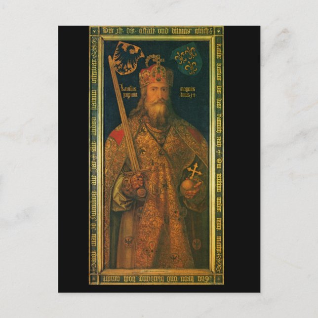 Charlemagne par carte postale Dürer (Devant)