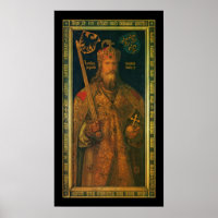 Charlemagne par Dürer Poster Imprimer