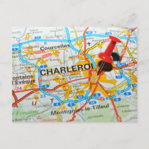 Charleroi, Belgium Postcard