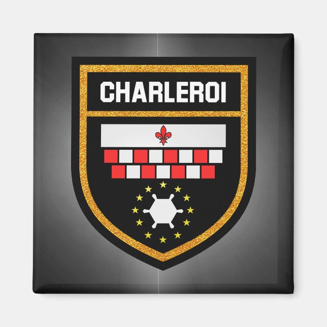 Charleroi Flag Magnet (Front)