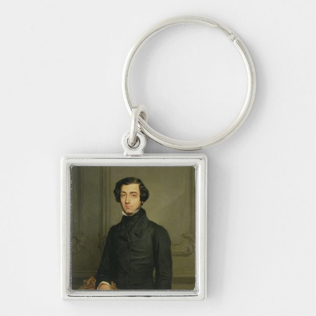 Charles-Alexis-Henri Clerel de Tocqueville  1850 Keychain (Front)