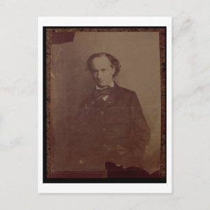 Charles Baudelaire (1820-1867), French poet, portr Postcard