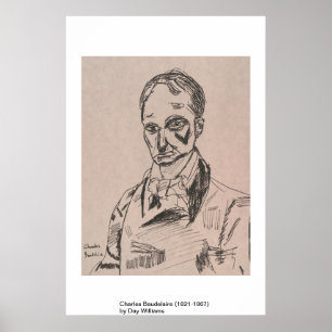 Charles Baudelaire (1821-1867) Poster