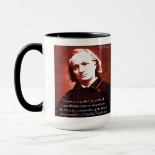 Charles Baudelaire "A Book Is" Wisdom Quote Gifts Mug