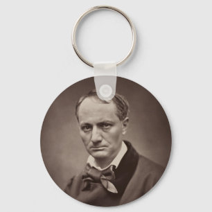 Charles Baudelaire by Étienne Carjat Keychain