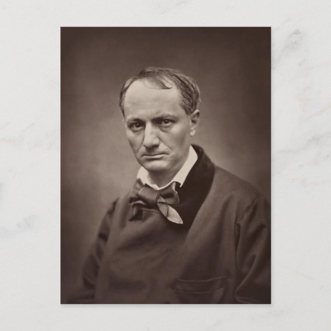 Charles Baudelaire by Étienne Carjat Postcard (Front)