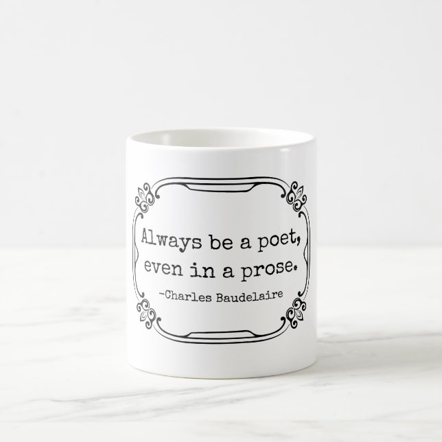 Charles Baudelaire Coffee Mug (Center)