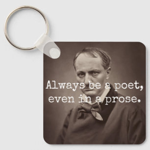 Charles Baudelaire Keychain