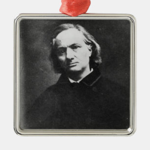 Charles Baudelaire Metal Ornament