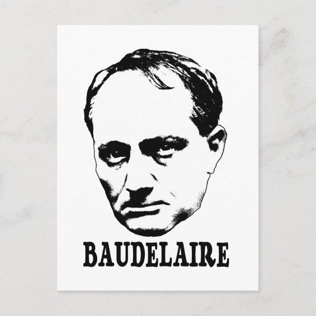 Charles Baudelaire Postcard (Front)